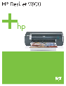 HP (Hewlett-Packard) Printer HP Deskjet 9800 owners manual user guide