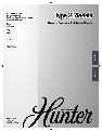 Hunter Fan Fan 20490 owners manual user guide