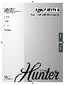 Hunter Fan Fan 42656-01 owners manual user guide