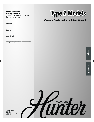 Hunter Fan Fan 42672-01 owners manual user guide