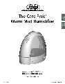 Hunter Fan Humidifier 35201 owners manual user guide