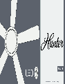 Hunter Fan Outdoor Ceiling Fan MD506-01 owners manual user guide