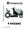 Husqvarna Lawn Mower YTH2248 owners manual user guide