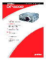 InFocus Projector DP8000 owners manual user guide