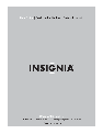 Insignia CRT Television NS-46E790A12 owners manual user guide