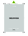 Insignia Karaoke Machine NS-KP01 owners manual user guide