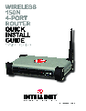 Intellinet Network Solutions Network Router 524445 owners manual user guide