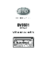 Jensen DVD Player DVDB01 owners manual user guide