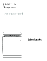 John Lewis Dishwasher JLDW 1225 owners manual user guide