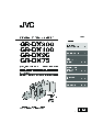 JVC Camcorder GR-DX100 owners manual user guide