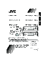 JVC Car Stereo System KD-LH810 owners manual user guide