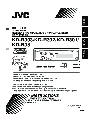 JVC CD Player KD-R301 owners manual user guide