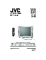 JVC CRT Television AV-20N3 owners manual user guide