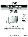 JVC CRT Television PD-Z42DX4 owners manual user guide