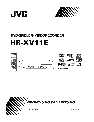 JVC DVD VCR Combo HR-XVC24S owners manual user guide