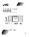 JVC Stereo System CA-UXQ3S owners manual user guide