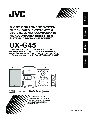 JVC Stereo System UX-G45 owners manual user guide