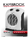 Kambrook Fan KFH540 owners manual user guide