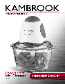 Kambrook Food Processor KFP40 owners manual user guide