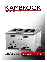 Kambrook Toaster KT450 owners manual user guide