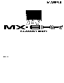 Kawai Music Mixer MX-8BR owners manual user guide
