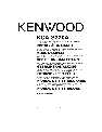 Kenwood Car Stereo System KCA-S220A owners manual user guide