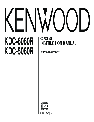 Kenwood Car Stereo System KDC-5060R owners manual user guide