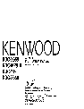 Kenwood Car Stereo System KDC-719 owners manual user guide