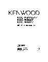 Kenwood Car Stereo System KDC-PSW9527 owners manual user guide