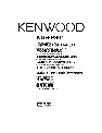 Kenwood Car Stereo System KDS-P901 owners manual user guide