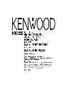 Kenwood Car Stereo System KRC-335 owners manual user guide