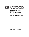 Kenwood Car Video System KDV-MP7032 owners manual user guide