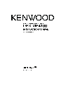 Kenwood CD Player DPX-MP4100 owners manual user guide