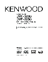 Kenwood DVD Player DVF-3200 owners manual user guide