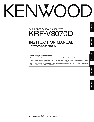 Kenwood Home Theater System KRF-V8070D owners manual user guide
