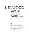 Kenwood Stereo Amplifier KAC-8101D owners manual user guide