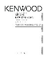 Kenwood Stereo System VR-510 owners manual user guide