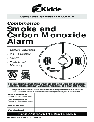 Kidde Carbon Monoxide Alarm KN-COSM-B owners manual user guide