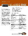 Klipsch Speaker KL-6502-THX owners manual user guide