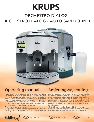 Krups Espresso Maker ORCHESTRO DIALOG owners manual user guide
