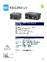 KTI Networks Switch KS-SOHO-5 owners manual user guide