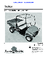 Land Pride Utility Vehicle 700-109P owners manual user guide