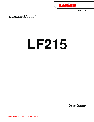 Lanier All in One Printer LF215 owners manual user guide