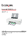 Lexmark Printer 1400 Series owners manual user guide
