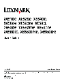 Lexmark Printer 16M1260 owners manual user guide