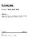 Lexmark Printer 30G0200 owners manual user guide