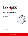 Lexmark Printer 321 owners manual user guide
