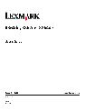 Lexmark Printer 632 owners manual user guide