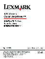 Lexmark Printer 810 Series owners manual user guide