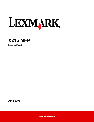 Lexmark Printer X215 MFP owners manual user guide